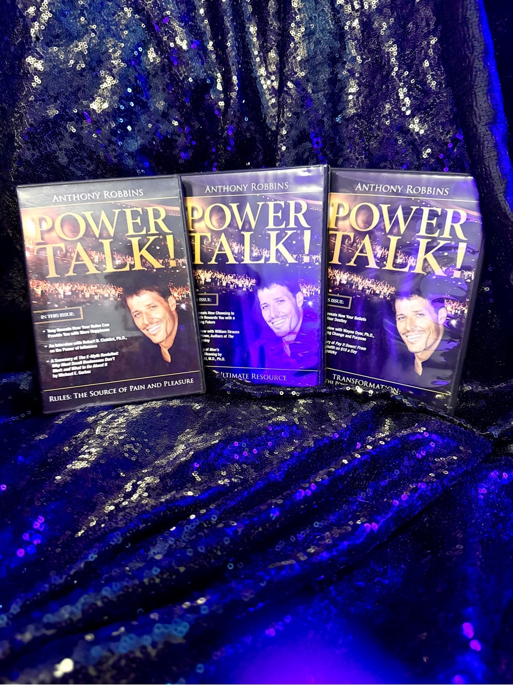 Power Talk! Motivational Audio Set - Black and Purple